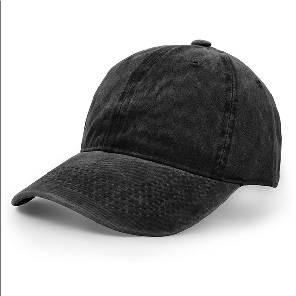 Accessories - Brand New Black Wash Denim Baseball Hat